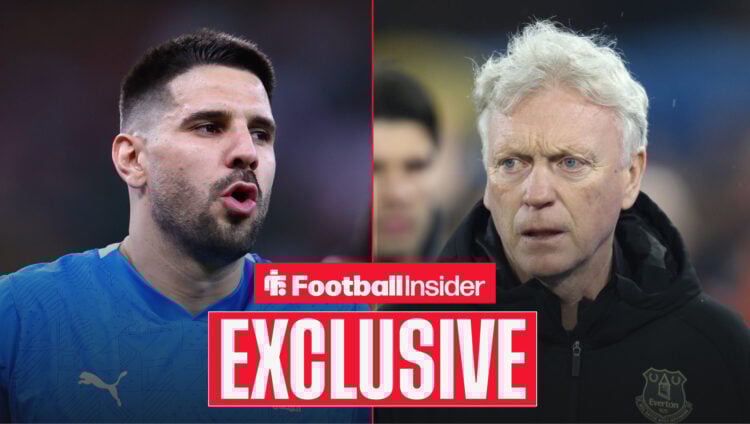 Aleksandar Mitrovic David Moyes Everton
