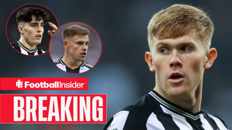 Lewis Hall Tino Livramento Harvey Barnes, Newcastle