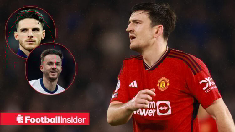 Harry Maguire Declan Rice James Maddison