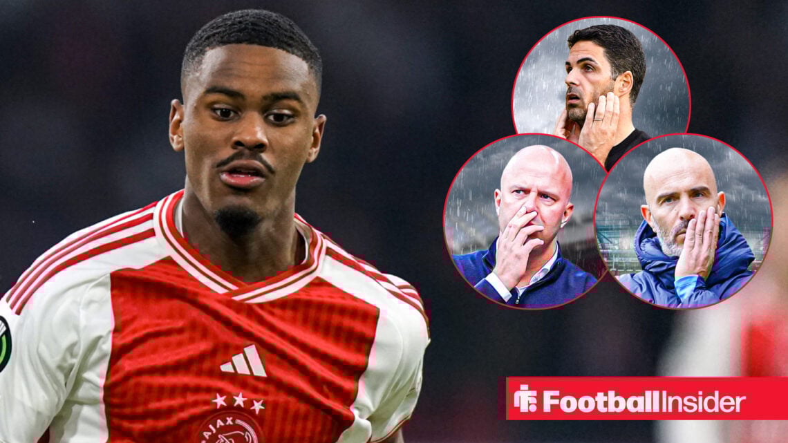 Jorrel Hato Mikel Arteta Enzo Maresca Arne Slot, Ajax Arsenal Chelsea Liverpool