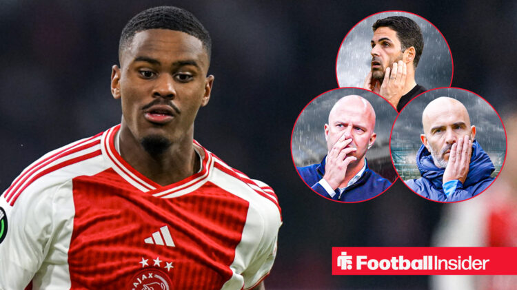Jorrel Hato Mikel Arteta Enzo Maresca Arne Slot, Ajax Arsenal Chelsea Liverpool