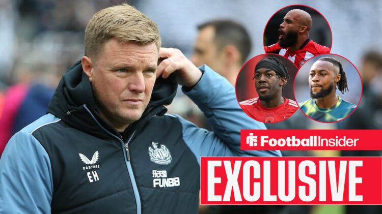 Eddie Howe Anthony Elanga Bryan Mbeumo Antoine Semenyo, Newcastle Nottingham Forest Brentford Bournemouth