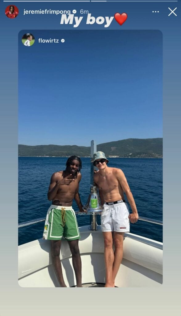 Jeremie Frimpong, Florian Wirtz, Liverpool
