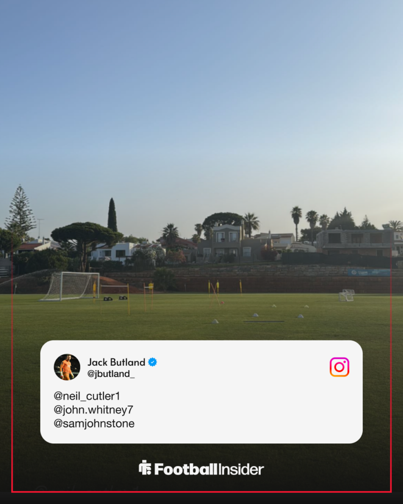 Jack Butland Instagram