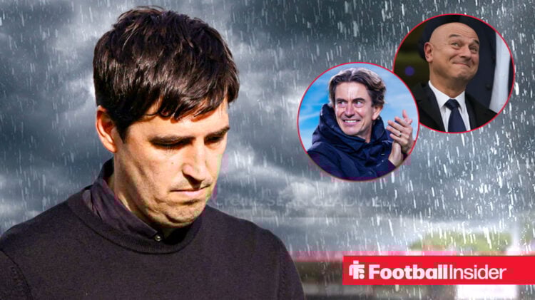 Andoni Iraola Thomas Frank Daniel Levy, Bournemouth Tottenham