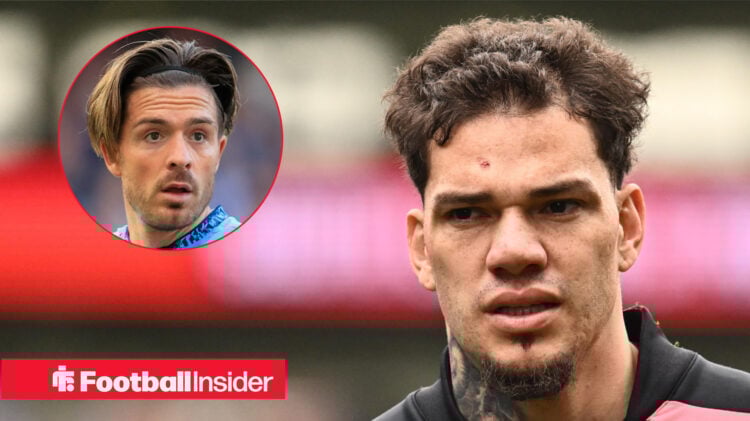 Jack Grealish Ederson Man City