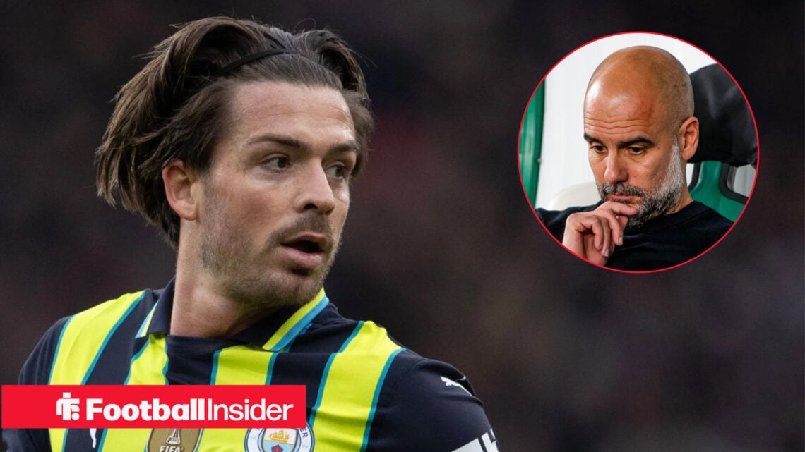 Jack Grealish Pep Guardiola Man City
