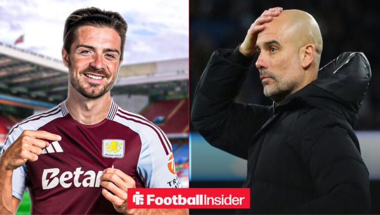 Jack Grealish Pep Guardiola Man City