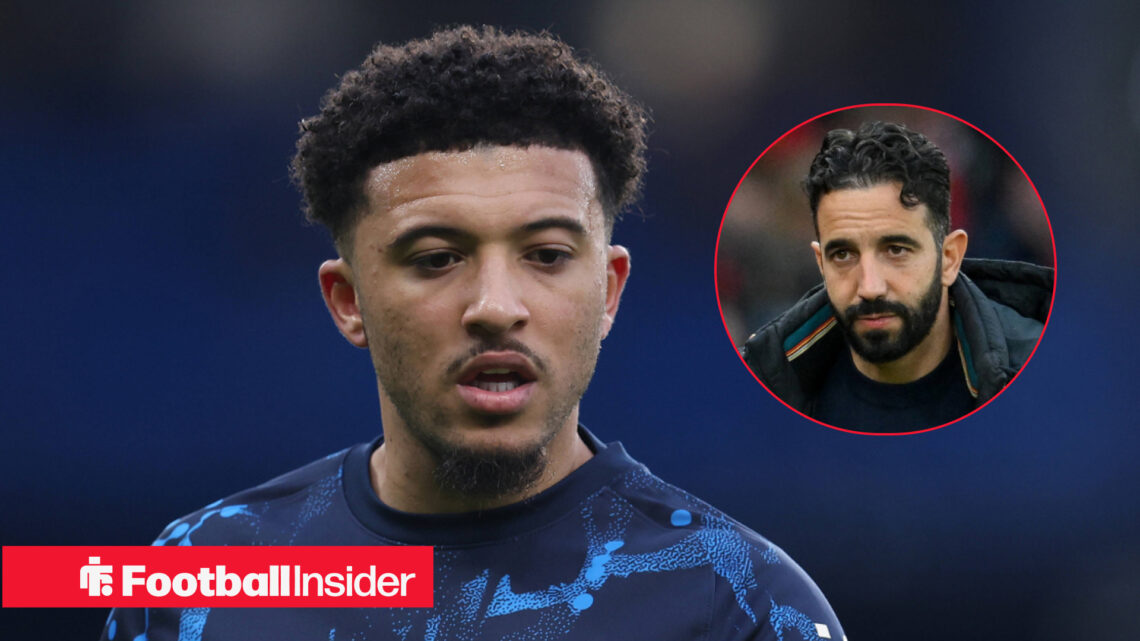 Jadon Sancho Ruben Amorim Man United