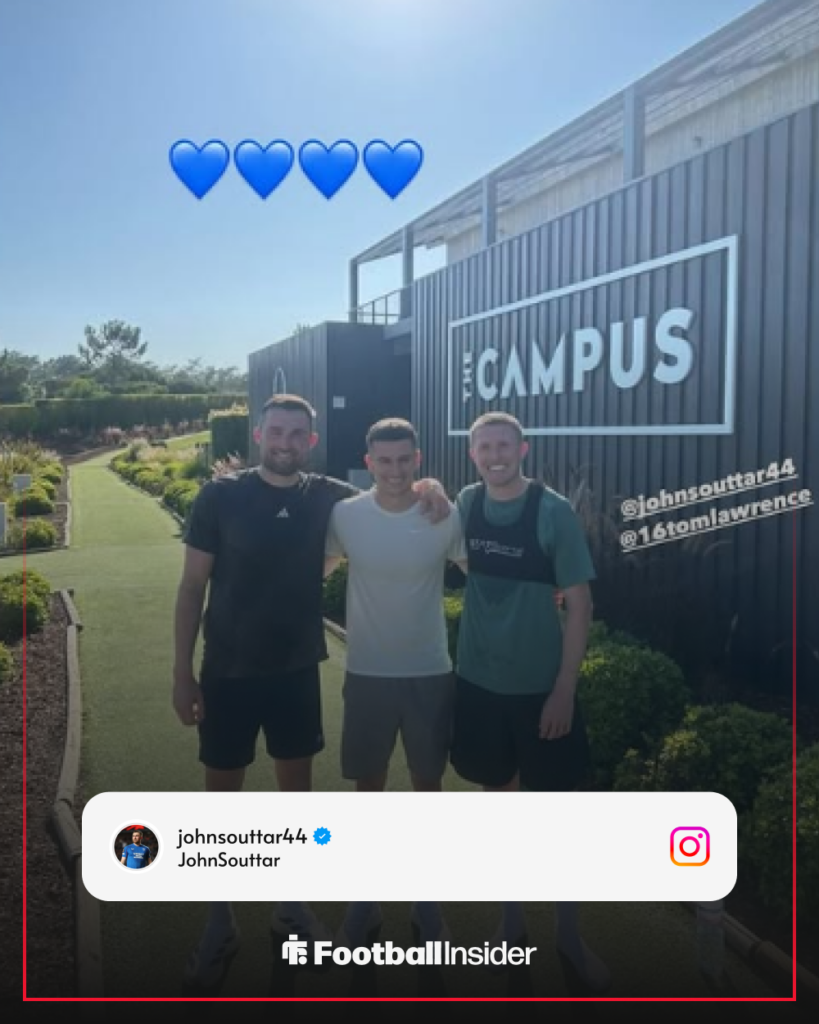 John Souttar, Tom Lawrence, John Lundstram, Rangers