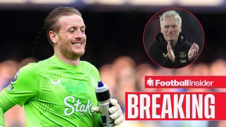 Jordan Pickford, David Moyes, Everton