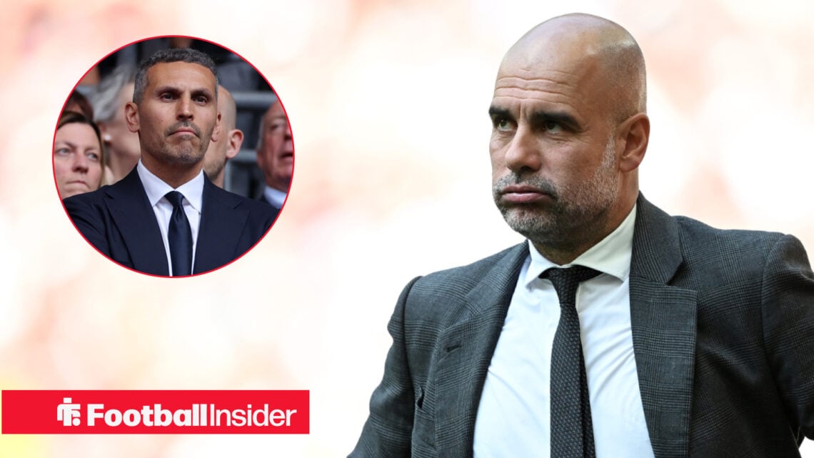 Khaldoon Al-Mubarak, Pep Guardiola, Manchester City