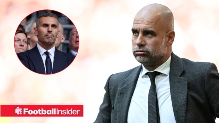Khaldoon Al-Mubarak, Pep Guardiola, Manchester City