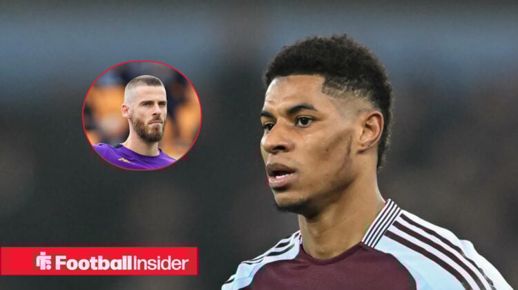 Man United Aston Villa De Gea Rashford