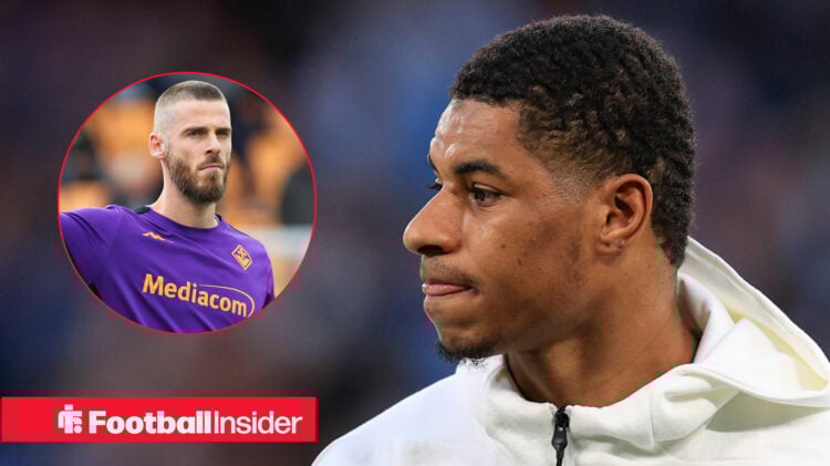 Marcus Rashford, David De Gea, Man United