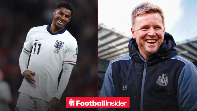 Marcus Rashford Eddie Howe Newcastle