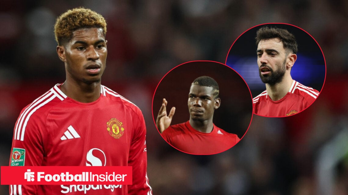 Man United Pogba Fernandes Rashford