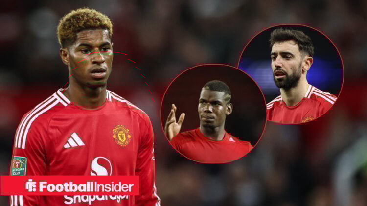 Man United Pogba Fernandes Rashford