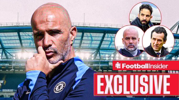 Unai Emery Pep Guardiola Ruben Amorim Enzo Maresca, Aston Villa Man United Man City Chelsea