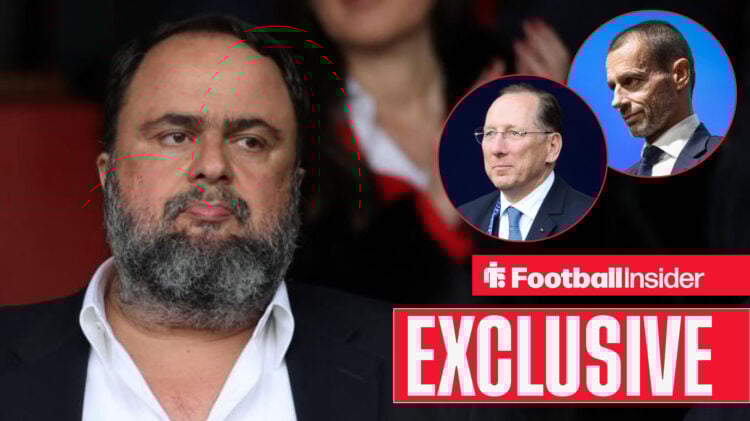 Evangelos Marinakis John Textor Alexander Ceferin, Nottingham Forest Crystal Palace UEFA