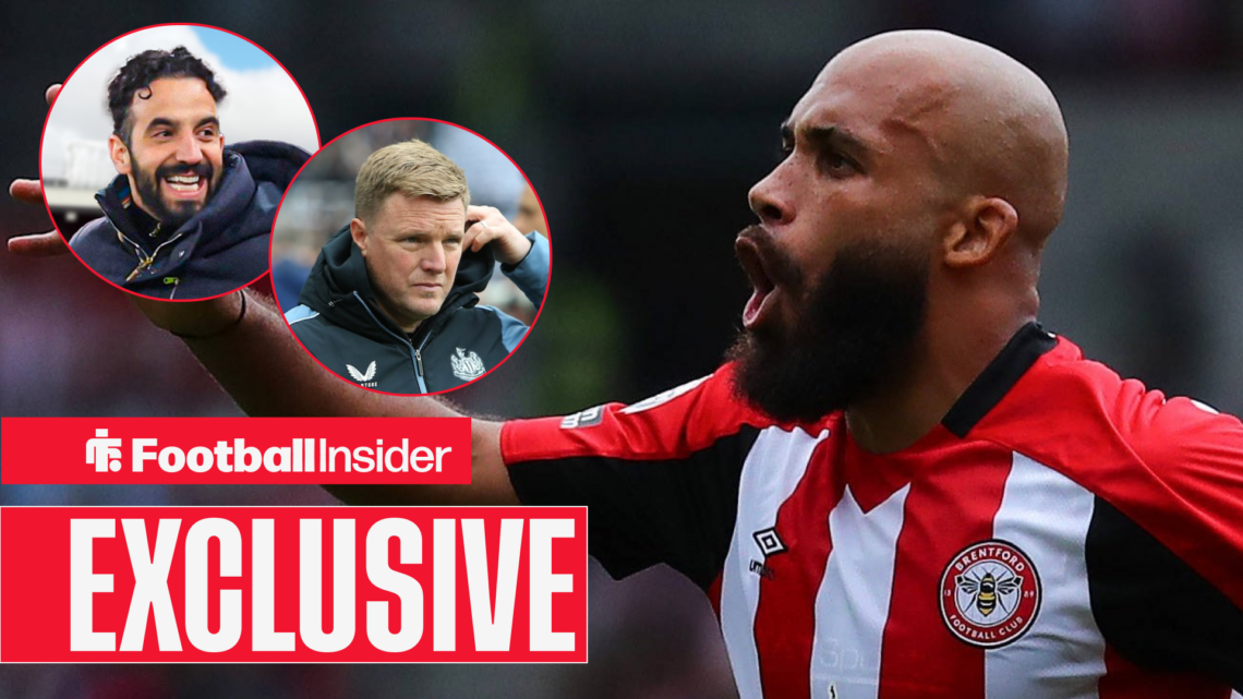 Bryan Mbeumo Ruben Amorim Eddie Howe, Brentford Newcastle Man United