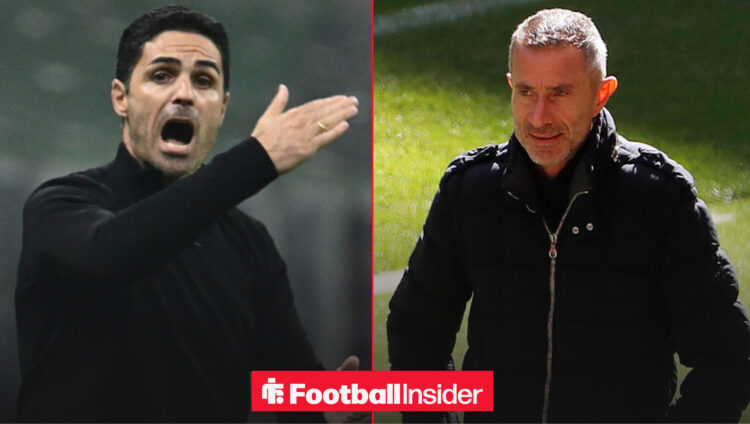Mikel Arteta Andrea Berta Arsenal