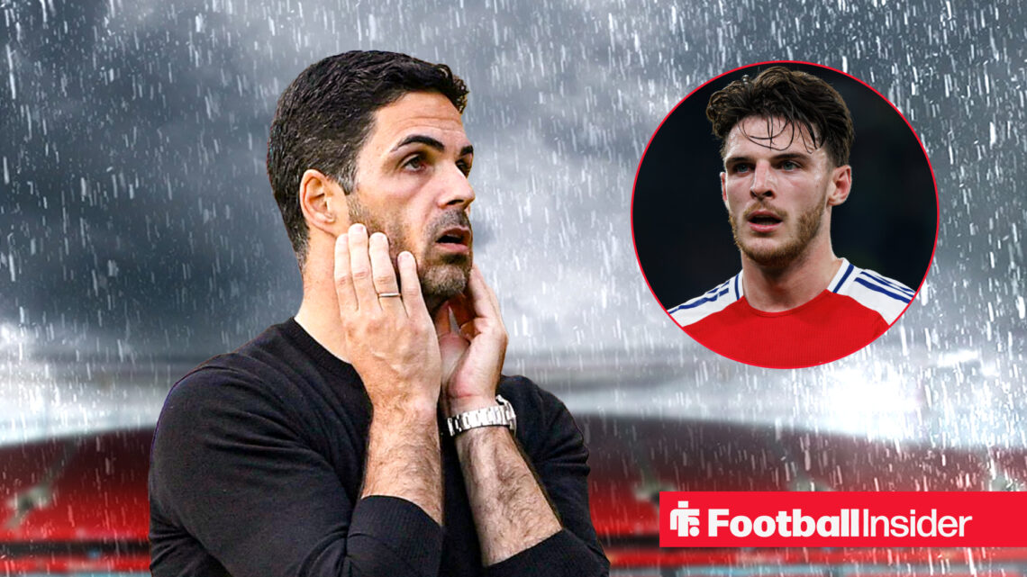 Mikel Arteta Declan Rice Arsenal