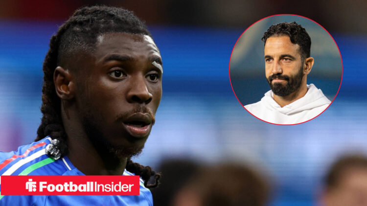 Moise Kean Ruben Amorim Manchester United