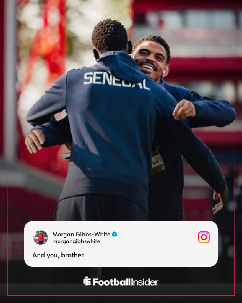 Morgan Gibbs-White, Moussa Niakhate, Nottingham Forest