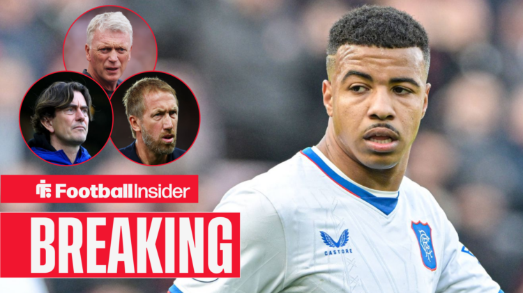 Hamza Igamane David Moyes Thomas Frank Graham Potter, Rangers Everton Brentford West Ham