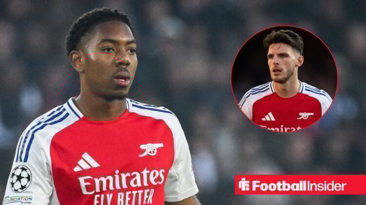 Myles Lewis-Skelly, Declan Rice, Arsenal