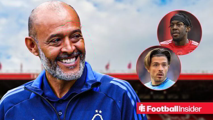 Nuno Espirito Santo, Jack Grealish, Anthony Elanga, Nottingham Forest