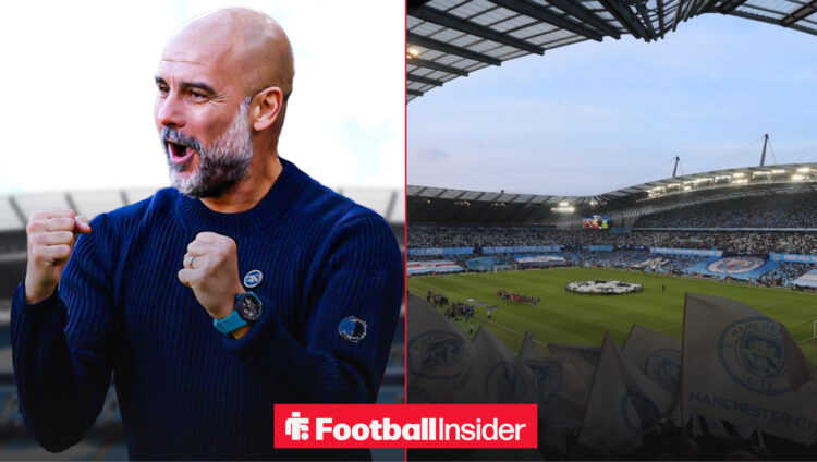 Pep Guardiola Etihad Stadium Man City