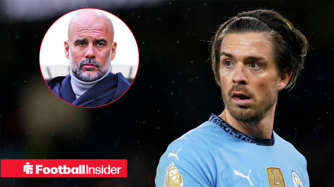 Pep Guardiola Jack Grealish Man City