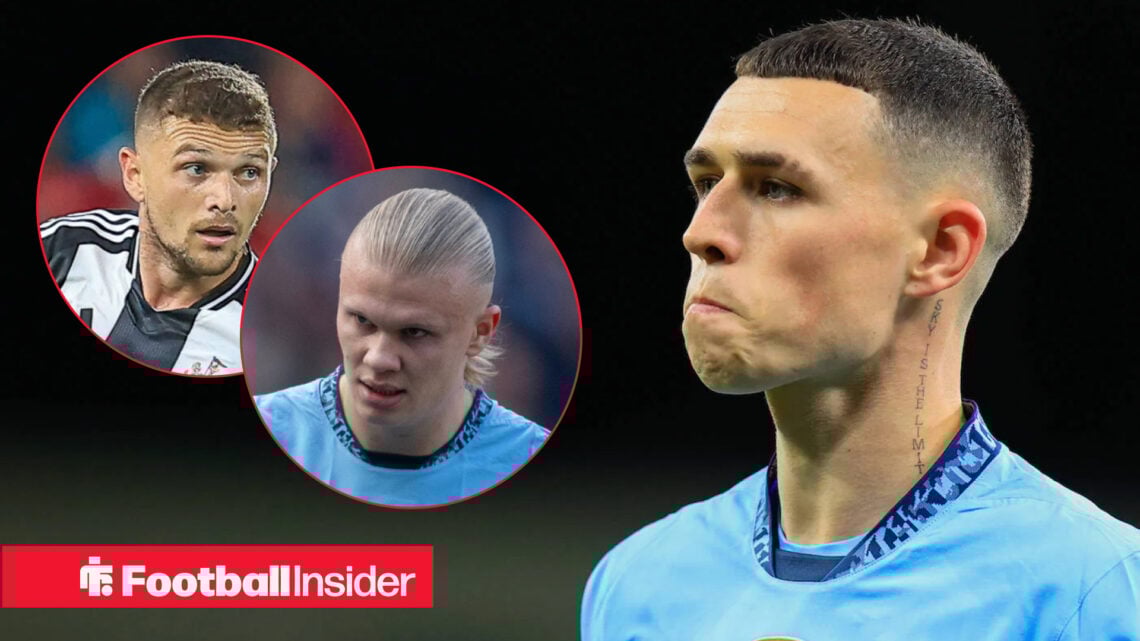 Phil Foden Kieran Trippier Erling Haaland