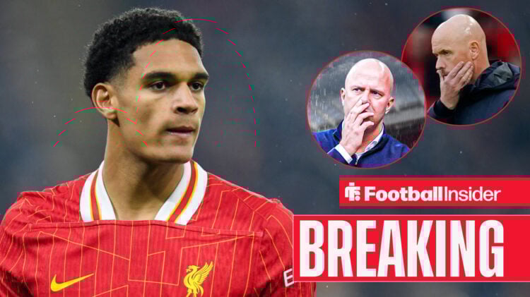 Jarell Quansah Arne Slot Erik ten Hag, Liverpool Bayer Leverkusen