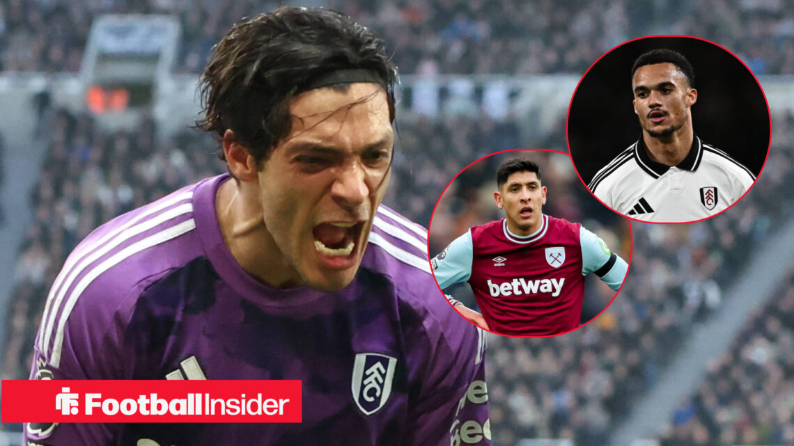 Fulham West Ham Jimenez Robinson Alvarez