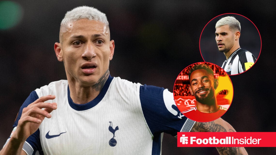 Richarlison, Matheus Cunha, Bruno Guimaraes, Tottenham