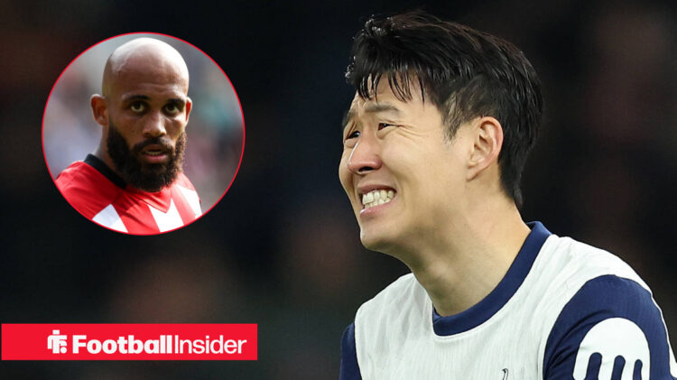 Son Heung-min, Bryan Mbeumo, Tottenham