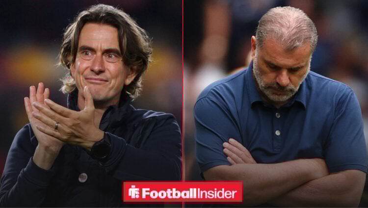 Thomas Frank, Ange Postecoglou, Tottenham