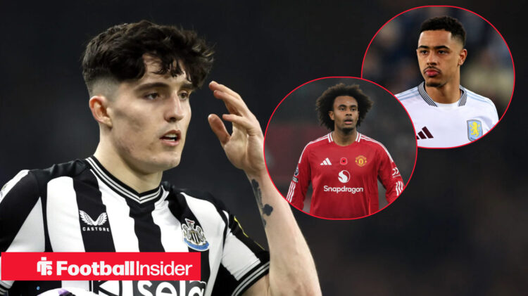 Newcastle Aston Villa Man United Livramento Zirkzee Ramsey