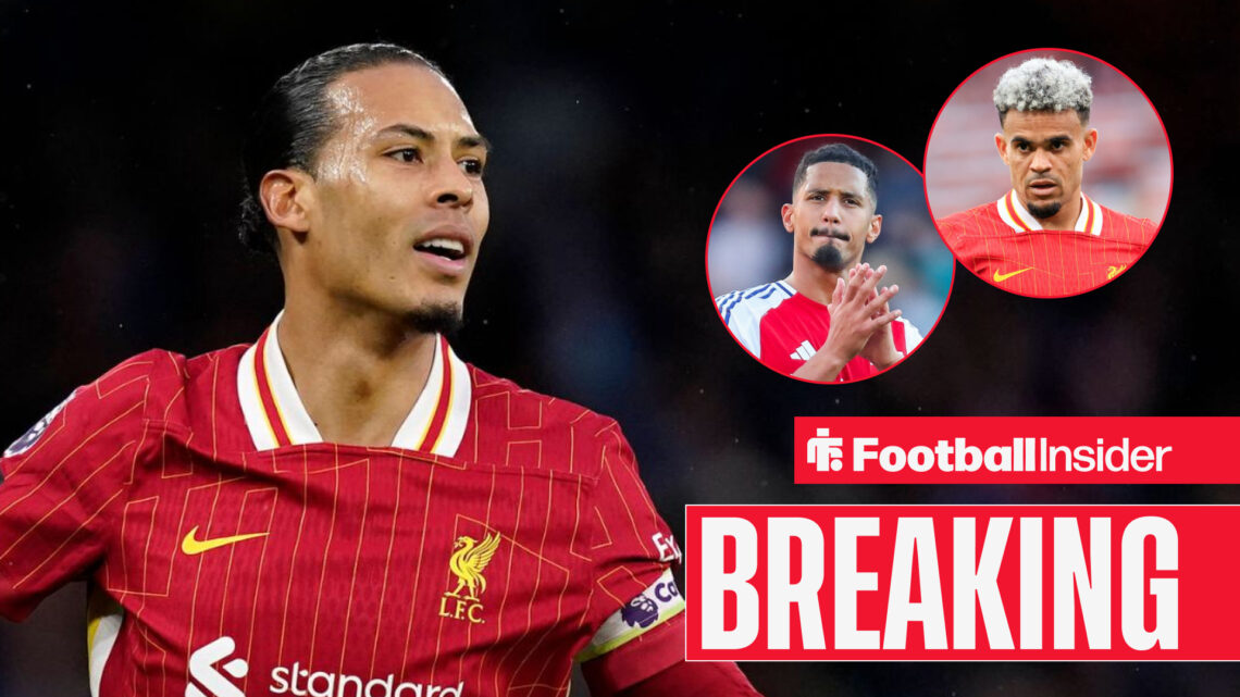 Virgil van Dijk, William Saliba, Luis Diaz, Liverpool