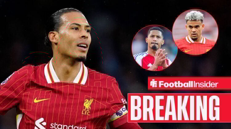 Virgil van Dijk, William Saliba, Luis Diaz, Liverpool