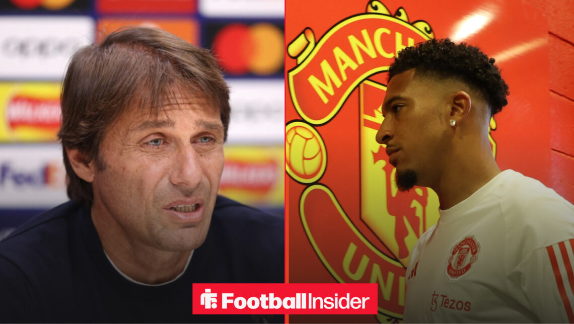 Antonio Conte Jadon Sancho Man United