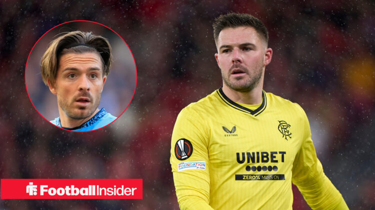 Jack Grealish Man City, Jack Butland Rangers