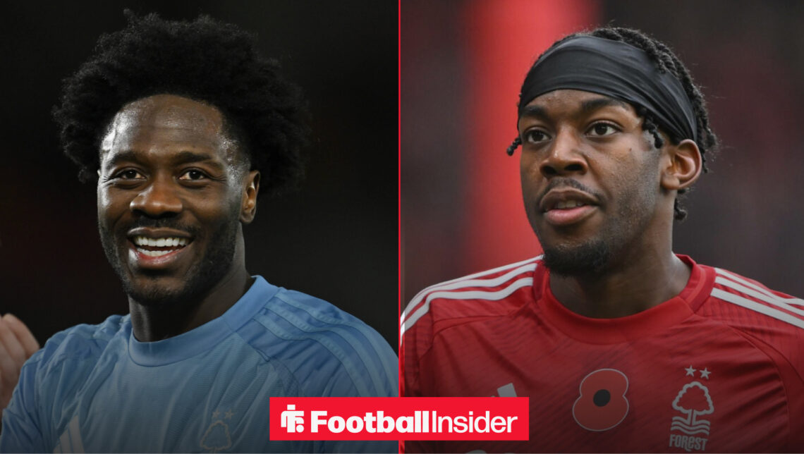 Ola Aina Anthony Elanga Nottingham Forest