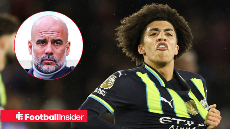 Pep Guardiola Rico Lewis Manchester City