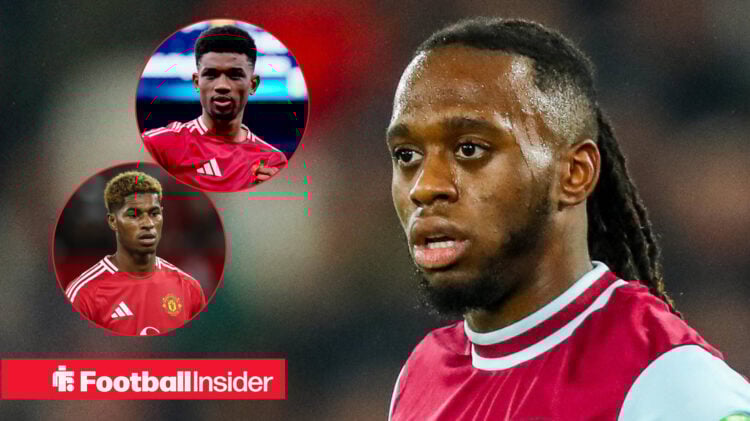 Aaron Wan-Bissaka, Marcus Rashford, Amad Diallo, West Ham