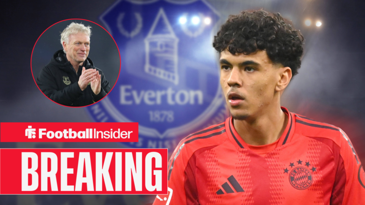 Everton target Adam Aznou and David Moyes
