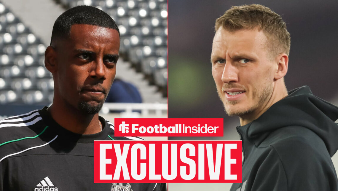 Alexander Isak, Dan Burn, Newcastle United